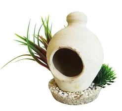 Sydeco - Décoration Plante Artificielle Maison Refuge pour Aquarium