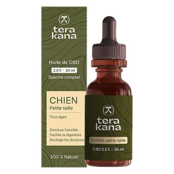 Tera Kana - Huile de CBD 2,5% pour Petit Chien - 10ml