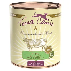 Terra Canis - Aliment Naturel Classic au Bœuf Carottes pour Chiens - 800g