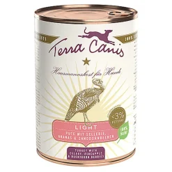 Terra Canis - Aliment naturel Dinde Céleri Light pour Chiens - 400g