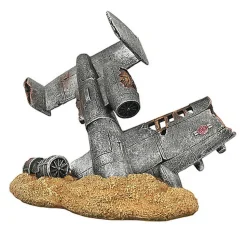 Terradel - Décoration Epave d'Avion Désert pour Aquarium