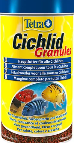 Tetra - Aliment Complet Cichlid Granules pour Cichlidés - 500ml