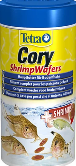 Tetra - Aliment Complet Cory ShrimpWafers pour Poissons de Fond - 250ml
