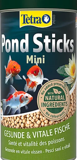 Tetra - Aliment Complet Pond Sticks Mini en Mini-stick pour Petit Poisson de Bassin - 1L