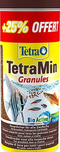 Tetra - Aliment Complet Tetramin Granules en Granulés pour Poissons Tropicaux - 1L+25% Offert