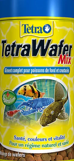 Tetra - Aliment Complet TetraWafer Mix pour Crustacés - 250ml