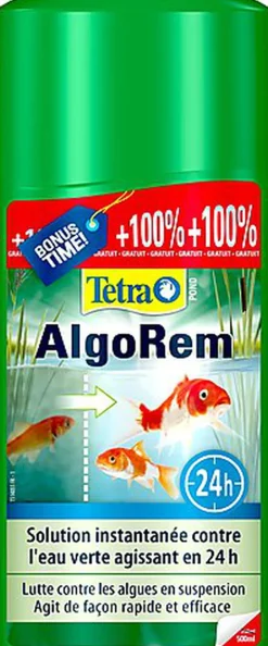 Tetra - Traitement Anti-Algue Pond AlgoRem pour Bassin - 250ml + 100% Gratuit