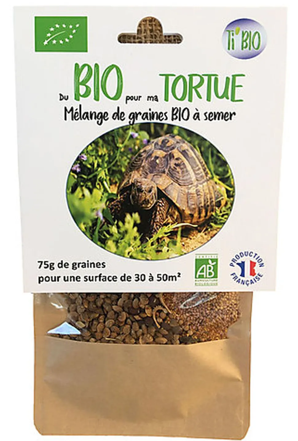 Ti Bio - Mélange de Graines BIO à Semer pour Tortue