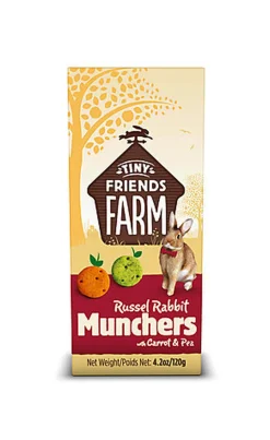 Tiny Friends Farm - Biscuits aux Carottes et Poireaux pour Lapin - 120g