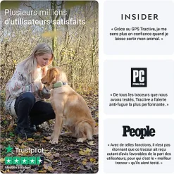 Tractive - Traceur GPS DOG pour Chiens - XL