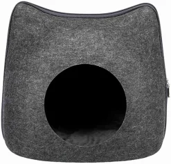 Trixie - Abri Cat feutre anthracite - 38 x 35 x 37 cm