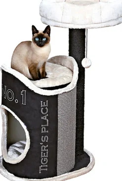 Trixie - Arbre à chat Susana noir/gris clair/gris - 90 cm