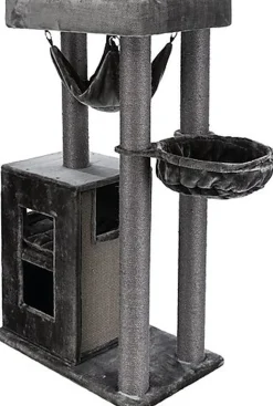 Trixie - Arbre à Chat XXL Amadeus Anthracite pour Chat - 163cm