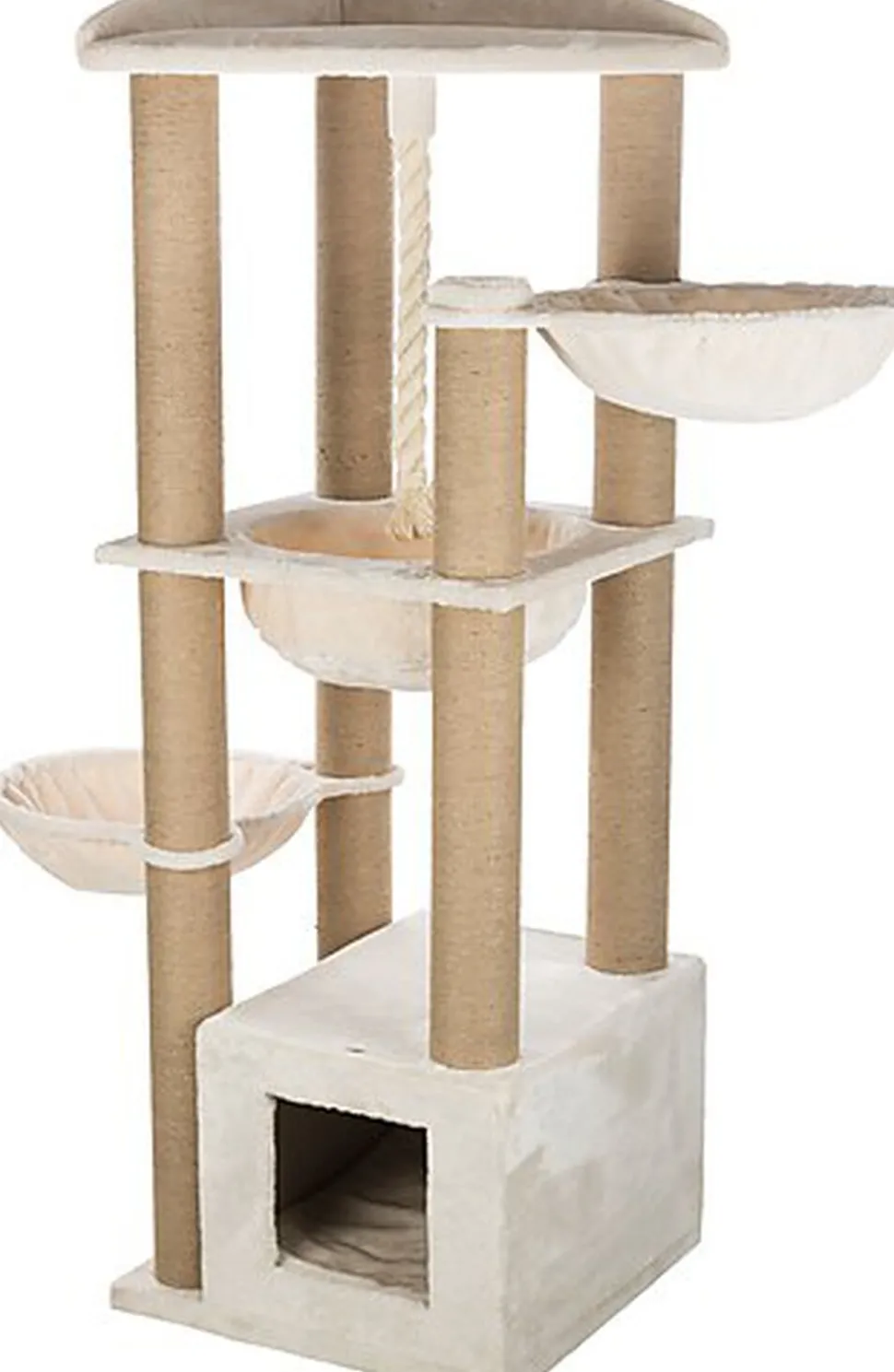 Trixie - Arbre à Chat XXL Elia Crème pour Chat - 172cm