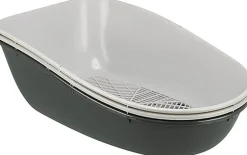 Trixie - Bac à litière Berto système de tri  gris/bleu pastel/granit - 39 x 22 x 59 cm