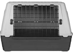 Trixie - Box de Transport Journey Noir/Gris - S/M : 77 x 51 x 43 cm