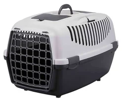 Trixie - Caisse de Transport Capri Gris Foncé/Gris Clair - S : 40 x 38 x 61 cm