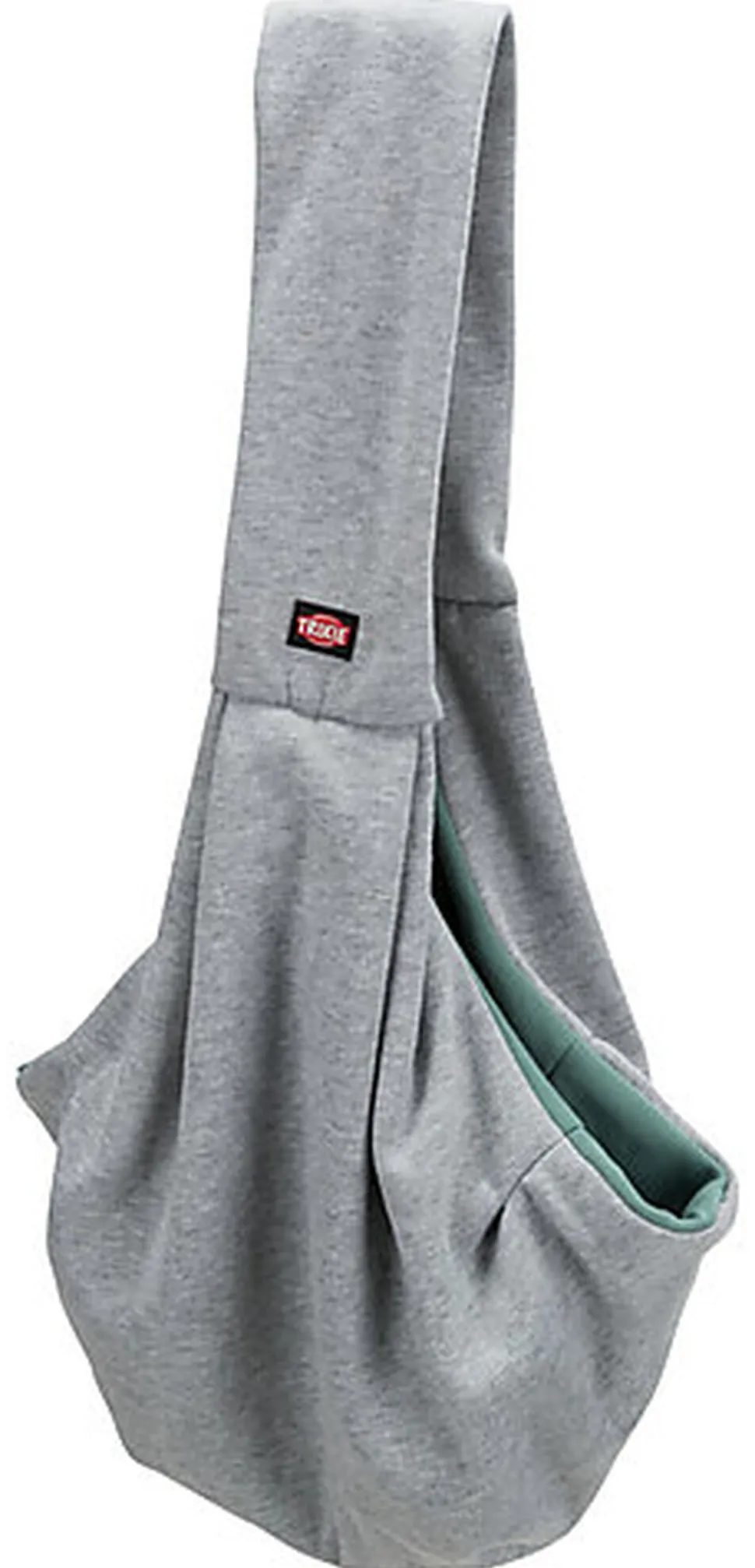 Trixie - Junior Sac Ventral Gris Clair/Menthe - 22 x 20 x 60 cm