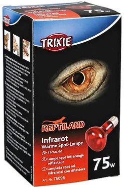 Trixie - Lampe Spot infrarouge à chaleur 75W - 63x100 mm