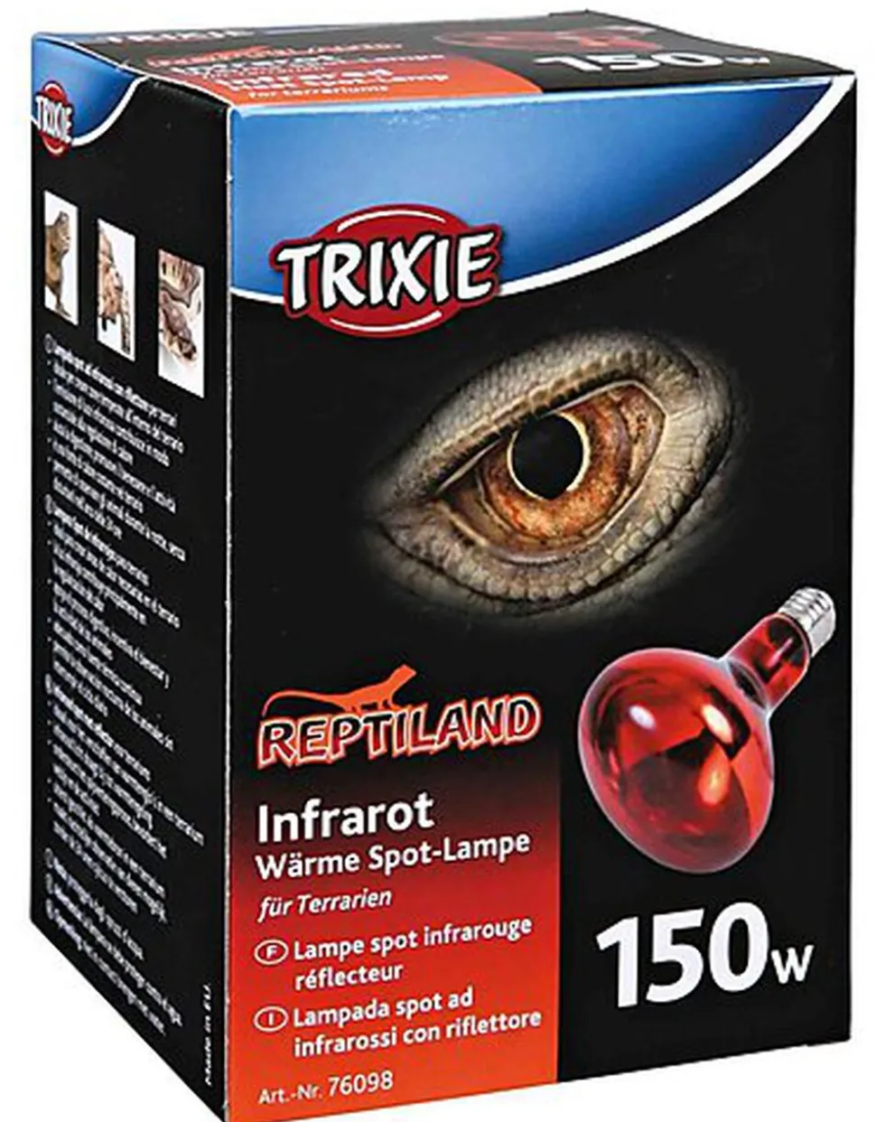 Trixie - Lampe Spot infrarouge à chaleur 150W - 95x130 mm