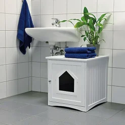 Trixie - Meuble litière pour Chat - 49 x 51 x 51 cm