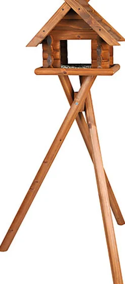 Trixie - natura mangeoire bloc oiseaux avec pied en pin brun - 47x40x36 cm