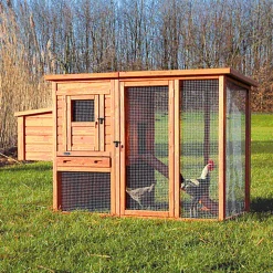 Trixie - natura poulailler en pin brun 170x105x77 cm