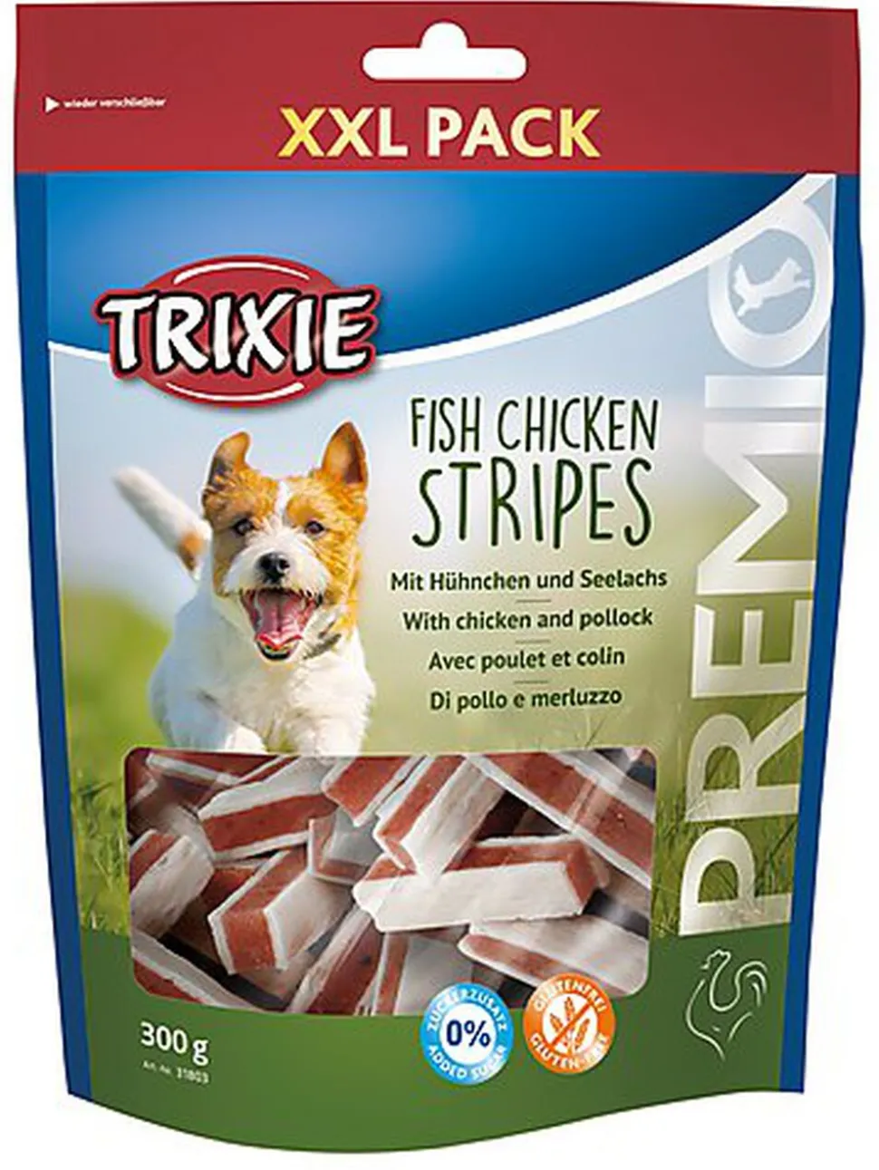 Trixie - PREMIO Fish Chicken Stripes XXL Pack - 300 g
