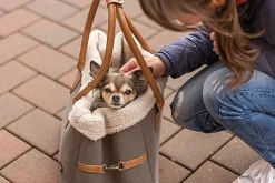 Trixie - Sac Rachel gris/brun clair - 40 cm