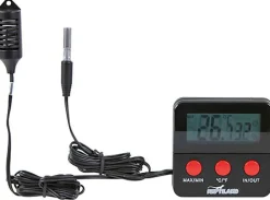 Trixie - Thermomètre/hygromètre digital avec télé sonde - 6x6 cm