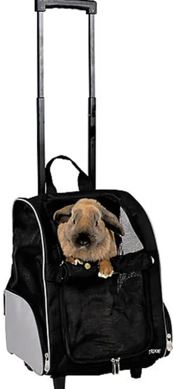 Trixie - Trolley Poussette de Transport sur Roulettes pour Chien et Chat