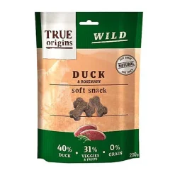 True Origins Wild - Friandises Soft au Canard pour Chiens - 200g