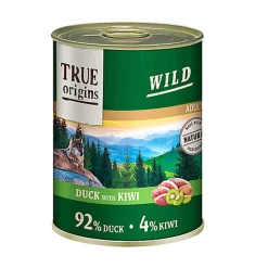 True Origins Wild - Pâtée au Canard & Kiwi pour Chiens Adultes - 400G