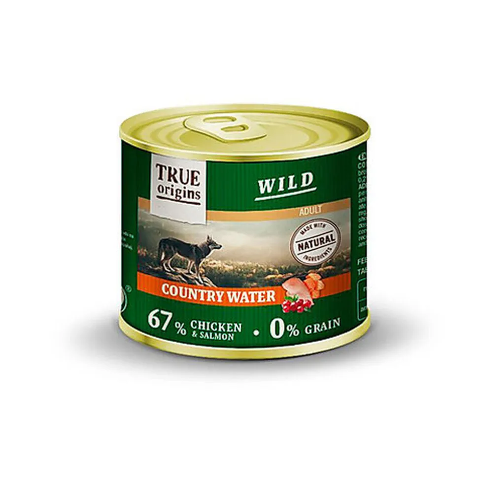 True Origins Wild - Pâtée au Poulet & Saumon pour Chiens Adultes - 200G