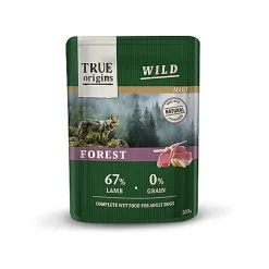 True Origins Wild - Repas Sachet Fraîcheur Agneau pour Chiens Adultes - 300G