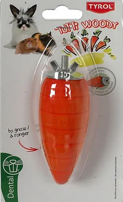 Tyrol - Carotte en Bois à Ronger Tutti Woody Dental pour Rongeur