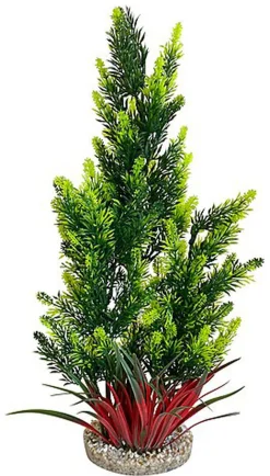 Tyrol - Décoration Aquaplant Giant Mix + support pour Aquarium - 48cm