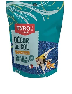 Tyrol - Quartz Fluo Bleu pour Aquarium - 800g