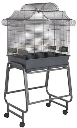 United Bird - Cage Trinita avec roulettes pour Oiseaux - Anthracite