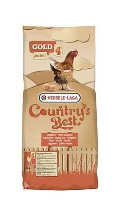 Versele Laga - Aliment Country's Best Gold 4 Gallico Pellet pour Poules Pondeuses - 20Kg