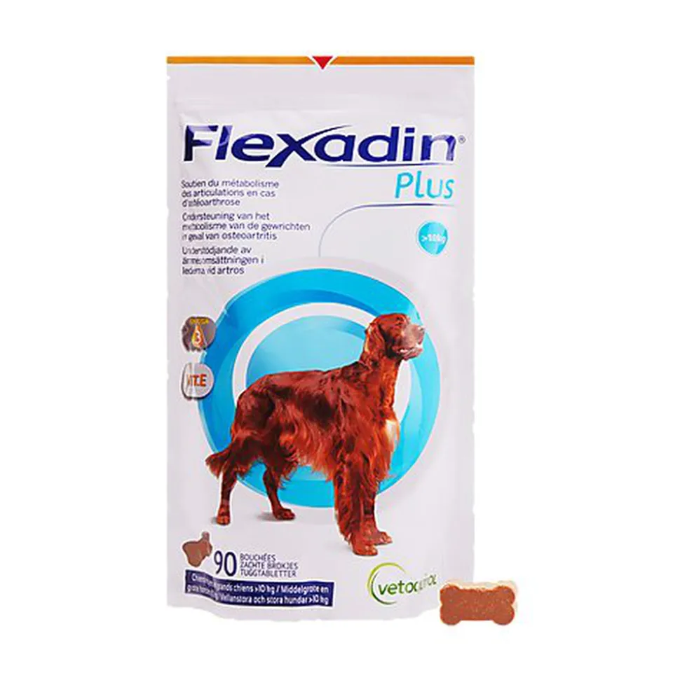 Vetoquinol - Complément Flexadin Plus Maxi pour Chiens - x 90