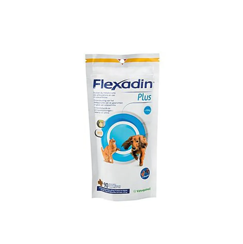 Vetoquinol - Complément Flexadin Plus Mini pour Chiens et Chats - x 90