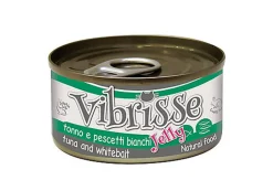Vibrisse - Pâtée Natural Food JELLY THON et ALEVINS pour chats - 70g