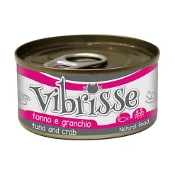 Vibrisse - Pâtée Natural Food au Thon et Crabe pour Chat