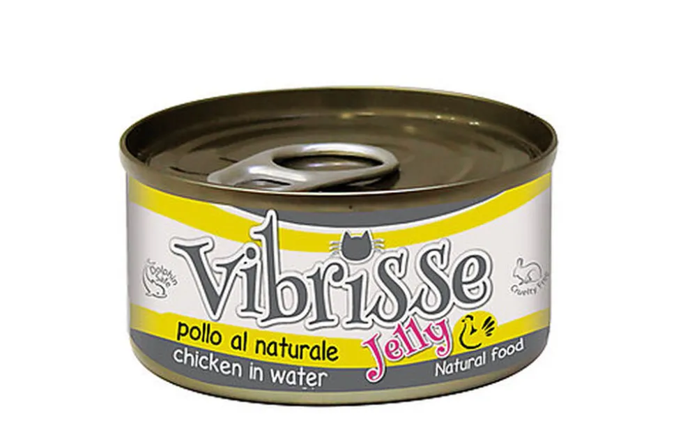 Vibrisse - Pâtée Natural Food JELLY au POULET pour Chats -70g