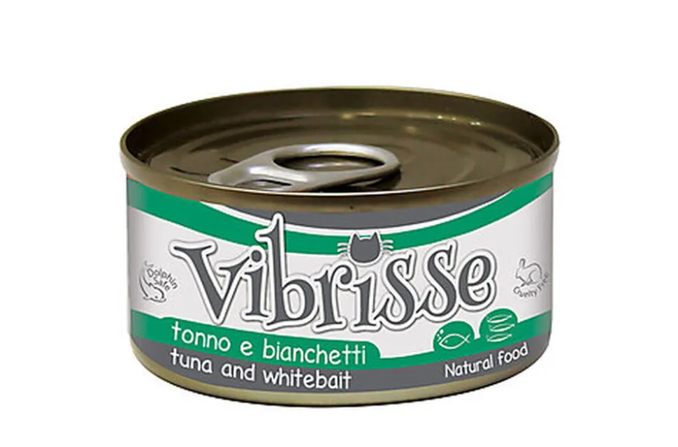 Vibrisse - Pâtée Natural Food au Thon et Alevins pour Chat