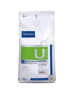 Virbac - Croquettes Veterinary HPM Urology Dissolution & Prevention pour Chiens - 12Kg