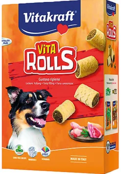 Vitakraft - Biscuits Vita Rolls pour Chiens - 400g