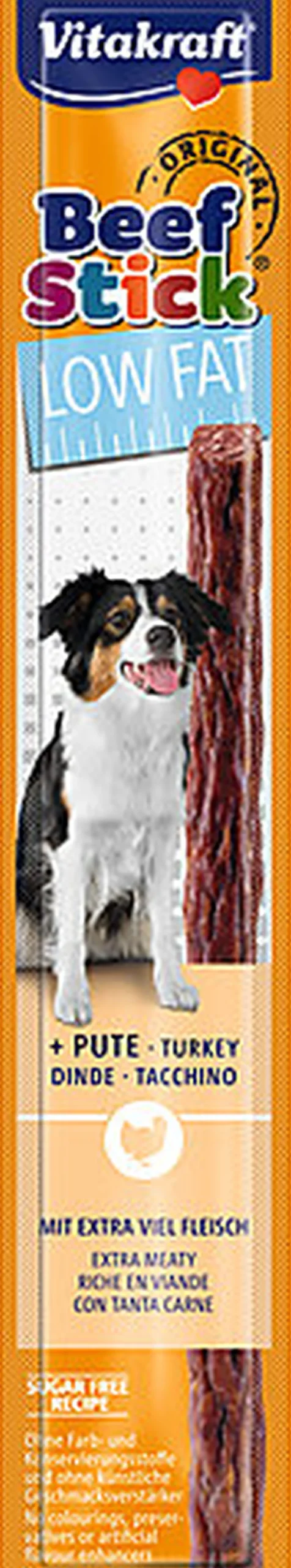 Vitakraft - Bâtonnet Beef-Stick Low Dinde pour Chien - 12g