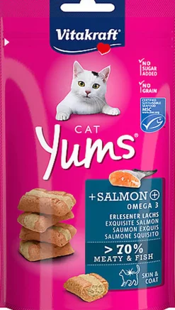 Vitakraft - Friandises Cat Yums au Saumon pour Chat - 40g
